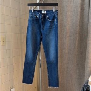 Agolde Dark Blue Ankle Jeans